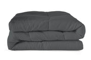 Gray Queen Microfiber Washable Microfiber Down Alternative Comforter