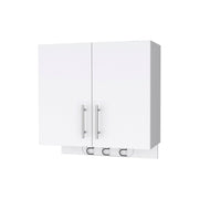 26" White Accent Cabinet With One Shelf