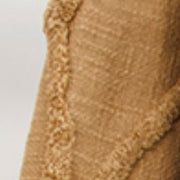 50" X 60" Camel Cotton Floral Throw Blanket with Tassels And Fringe
