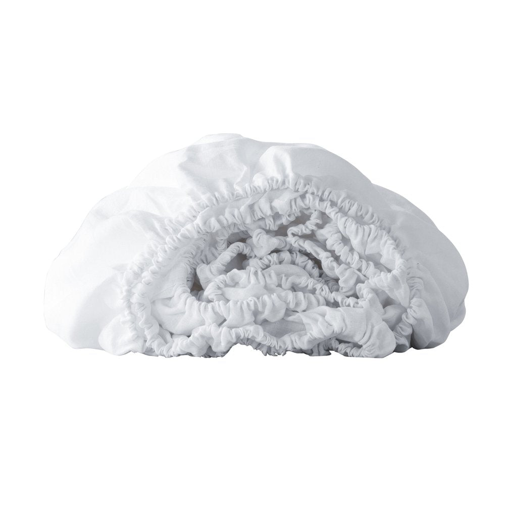 White Linen King Fitted sheet