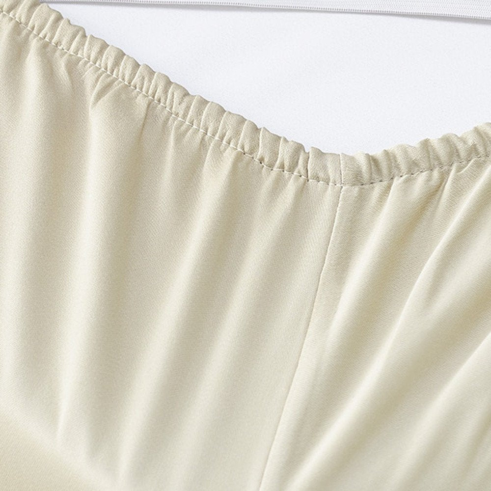 Six Piece Ivory Tencel Lyocell Queen Sheet Set