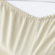Six Piece Ivory Tencel Lyocell Queen Sheet Set