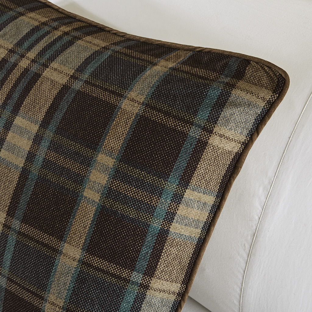 Hadley Plaid - Twin Oversized Cozy Spun Comforter Set - Multi