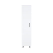 71" White Wood Pantry Or Storage Closet