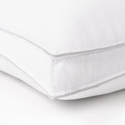 Set of Two Microfiber Down Alternative Medium Hypoallergenic Queen Size Bed Pillows