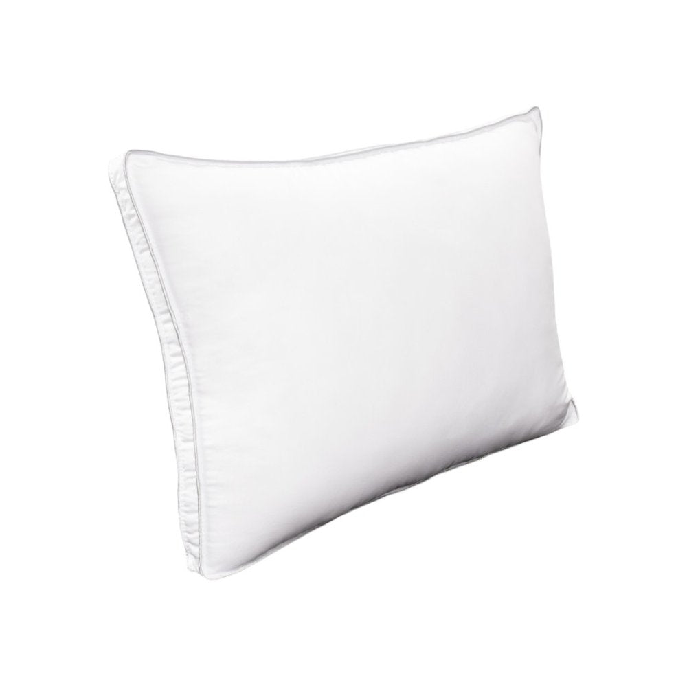Set of Two Microfiber Down Alternative Medium Hypoallergenic Queen Size Bed Pillows