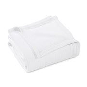 King White Cotton Waffle Weave Honeycomb Blanket