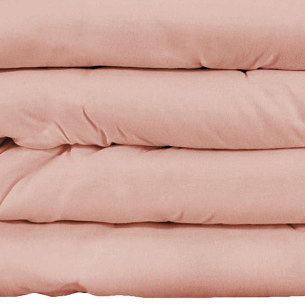 Blush Queen Cotton Blend Washable Duvet Cover Set