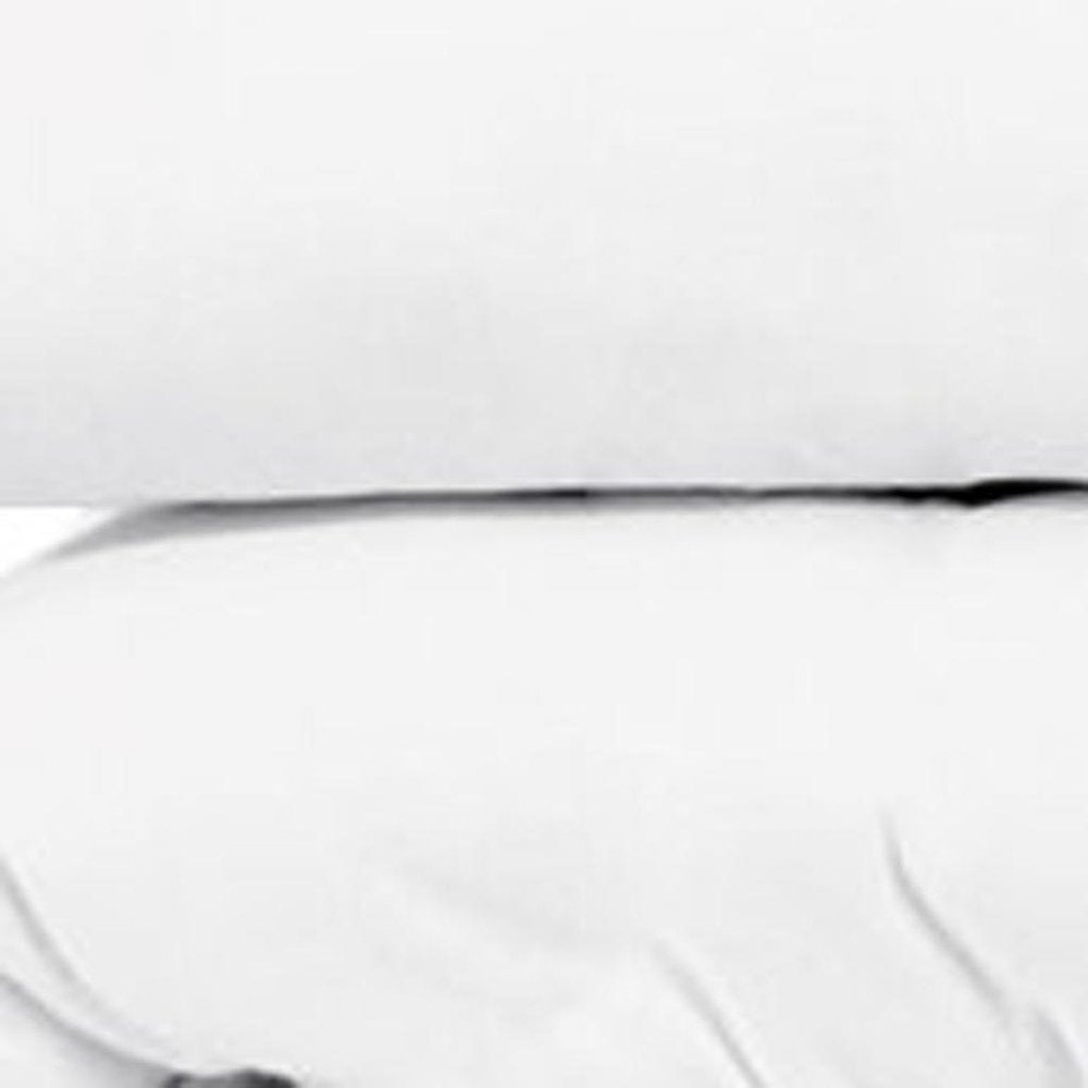 White Queen Cotton Blend Washable Duvet Cover Set