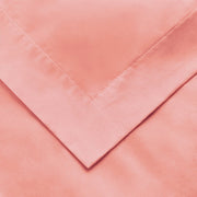 Dusty Rose Queen Cotton Washable Duvet Cover Set With Two Shams