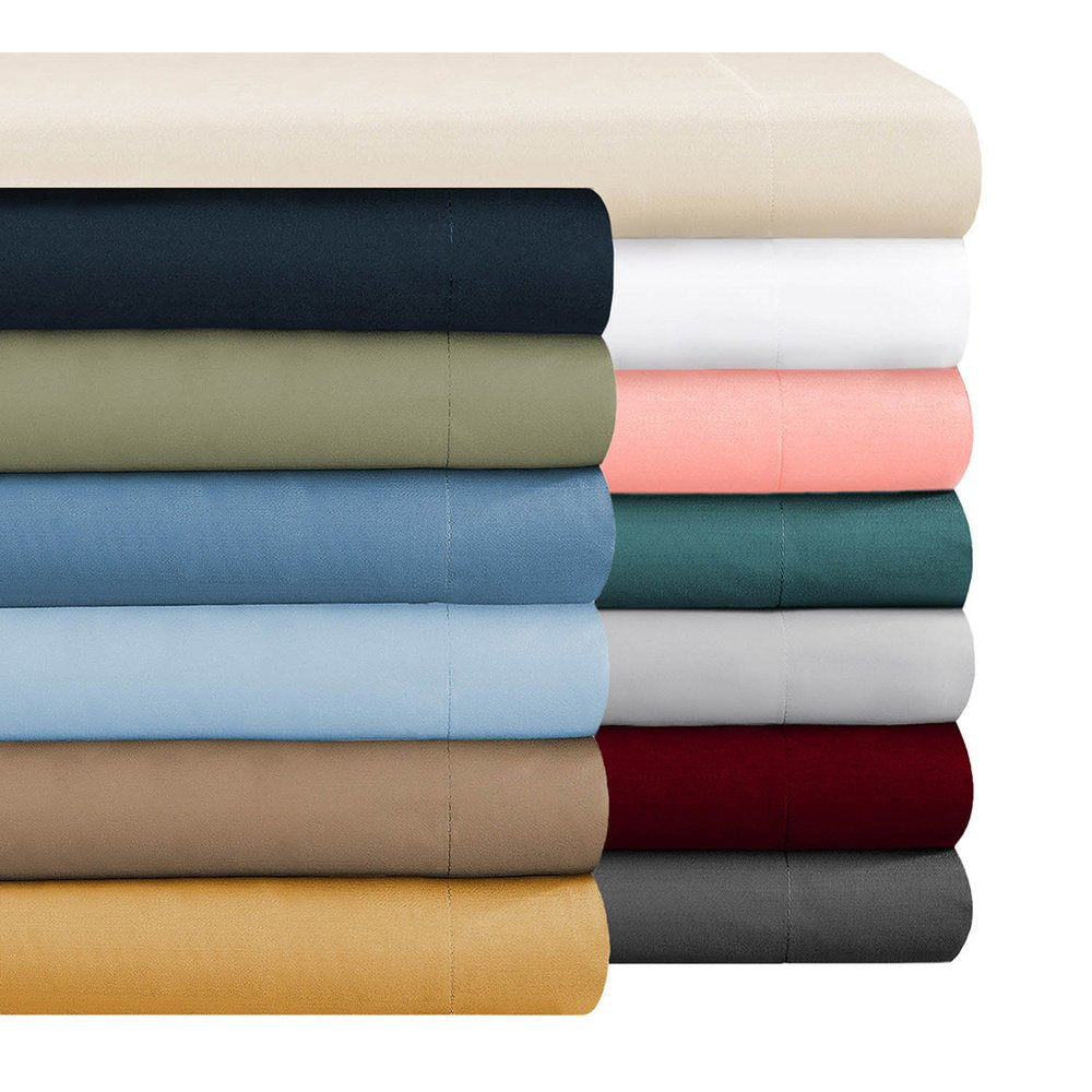 Sea Green King Cotton Blend Washable Duvet Cover Set With Two Shams