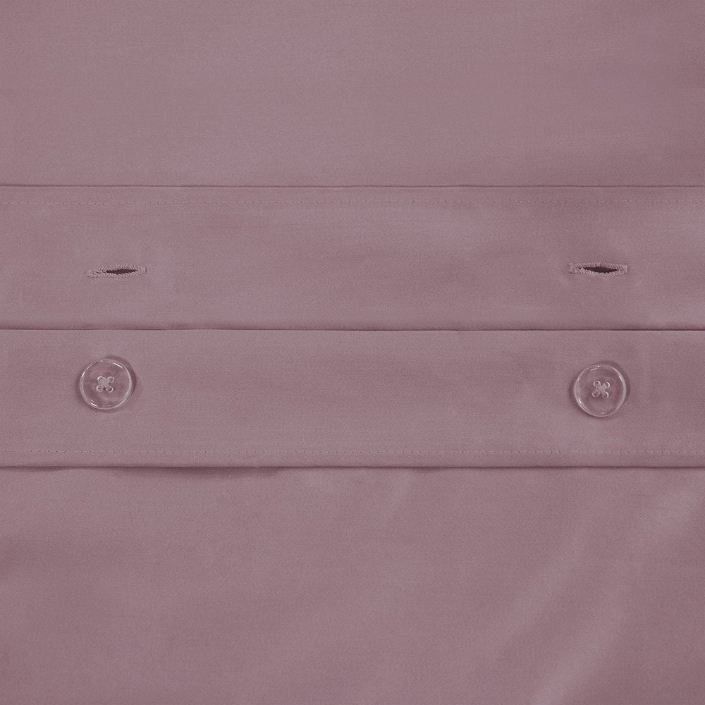 Purple And Red Queen Cotton Blend Washable Duvet Cover Set