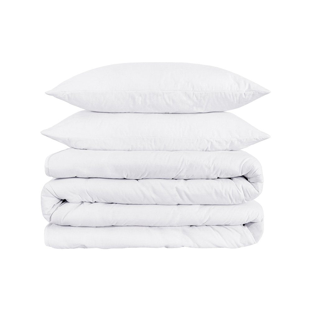 White King Cotton Washable Duvet Cover Set