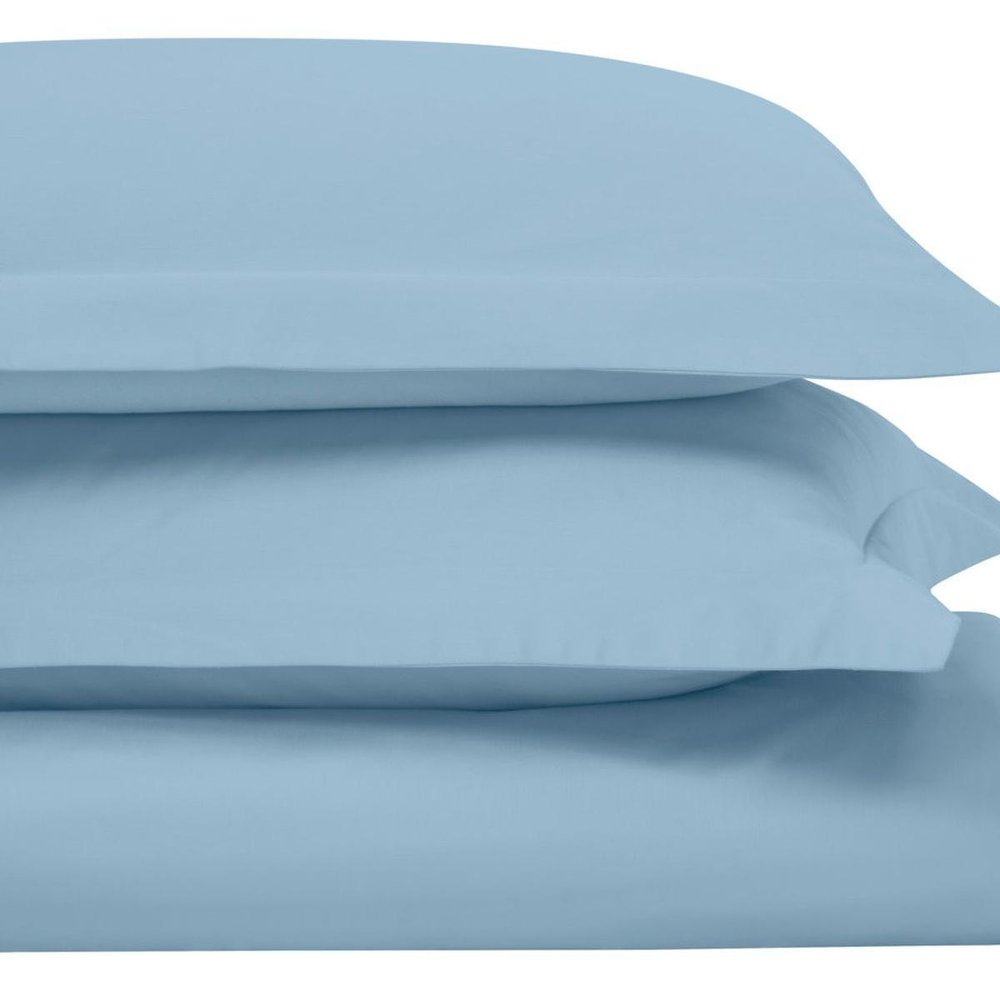 Blue Queen Cotton Washable Duvet Cover Set