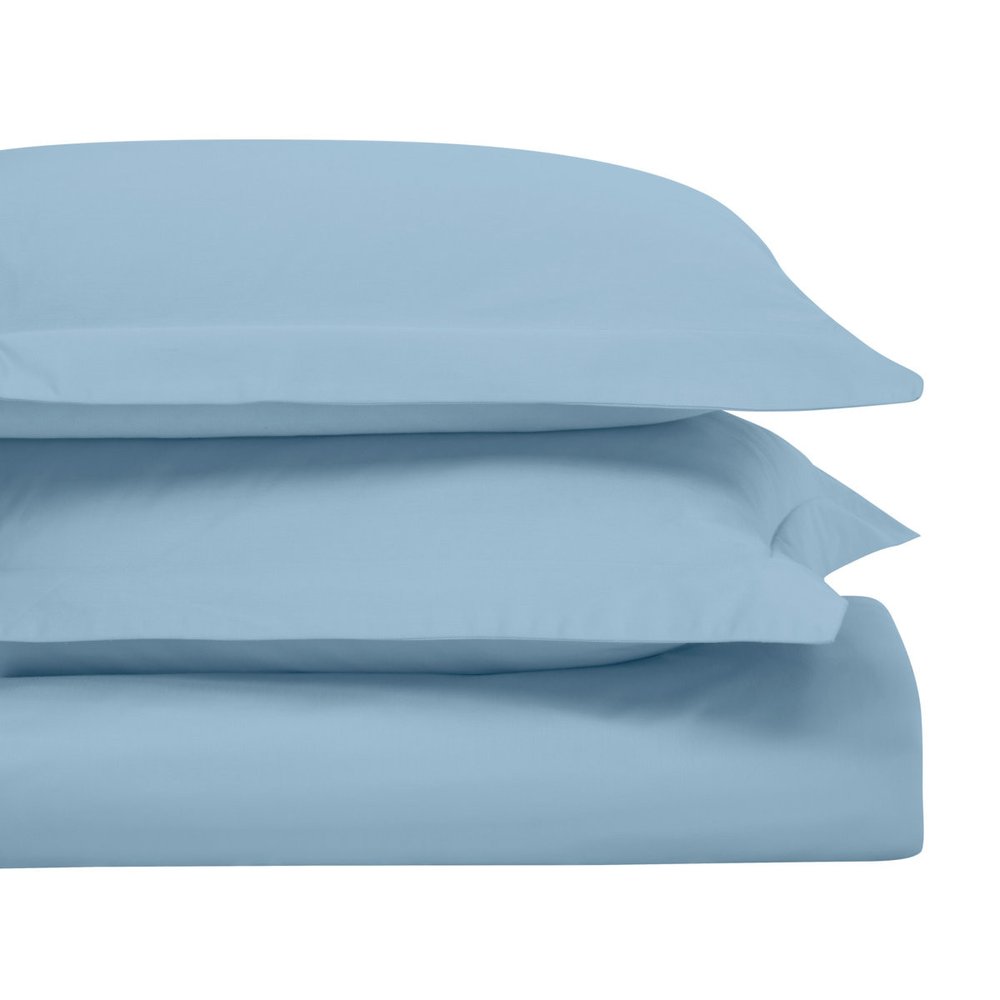 Blue Queen Cotton Washable Duvet Cover Set