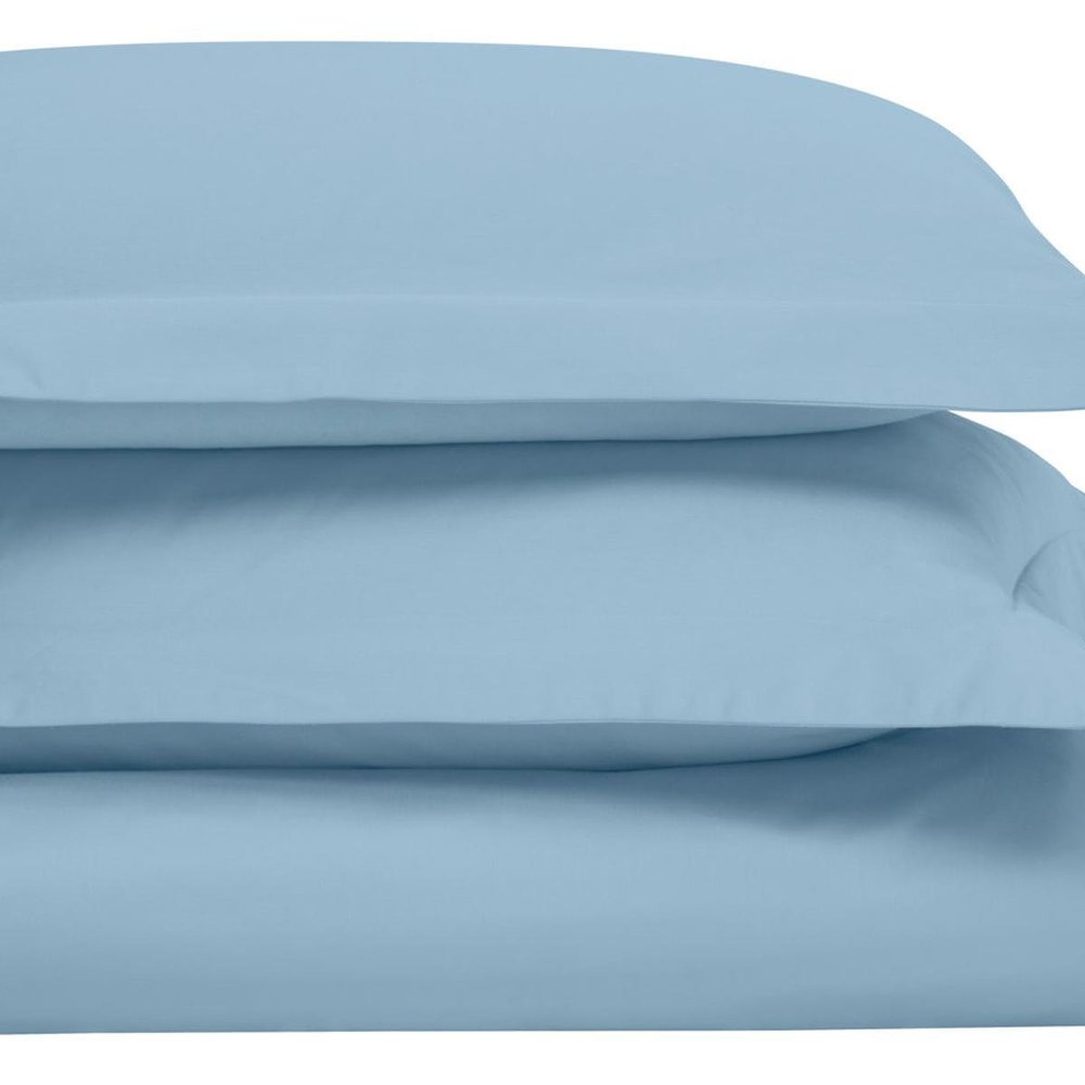 Blue Queen Cotton Washable Duvet Cover Set