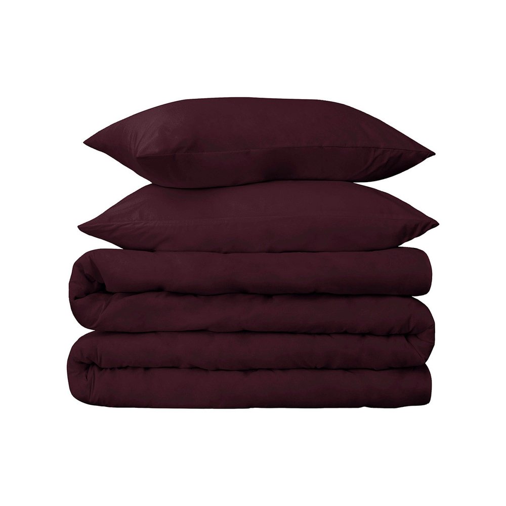 Plum Queen Cotton Washable Duvet Cover Set