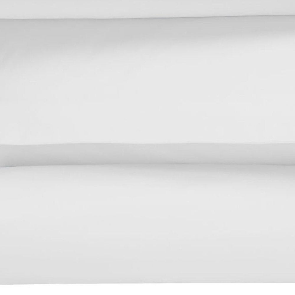 White Queen Cotton Blend Washable Duvet Cover Set