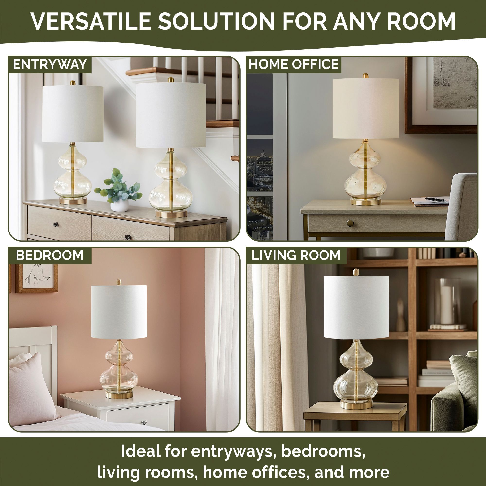 Ellipse - Table Lamp (Set of 2) - Gold