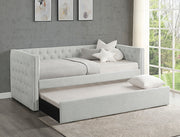 DOVE GREY DAYBED with Trundle Twin Size