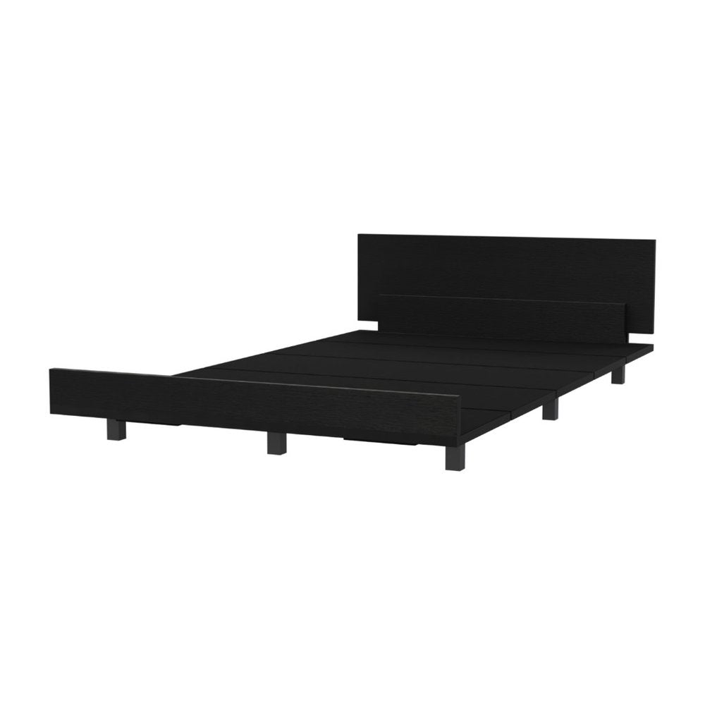 Black Wood Twin Bed Frame