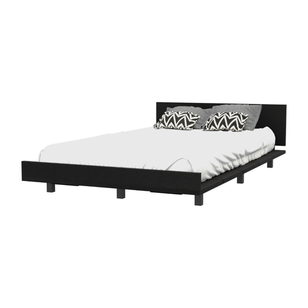 Black Wood Twin Bed Frame