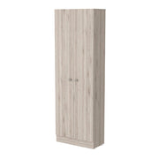 71" Light Gray Wood Pantry Or Storage Closet