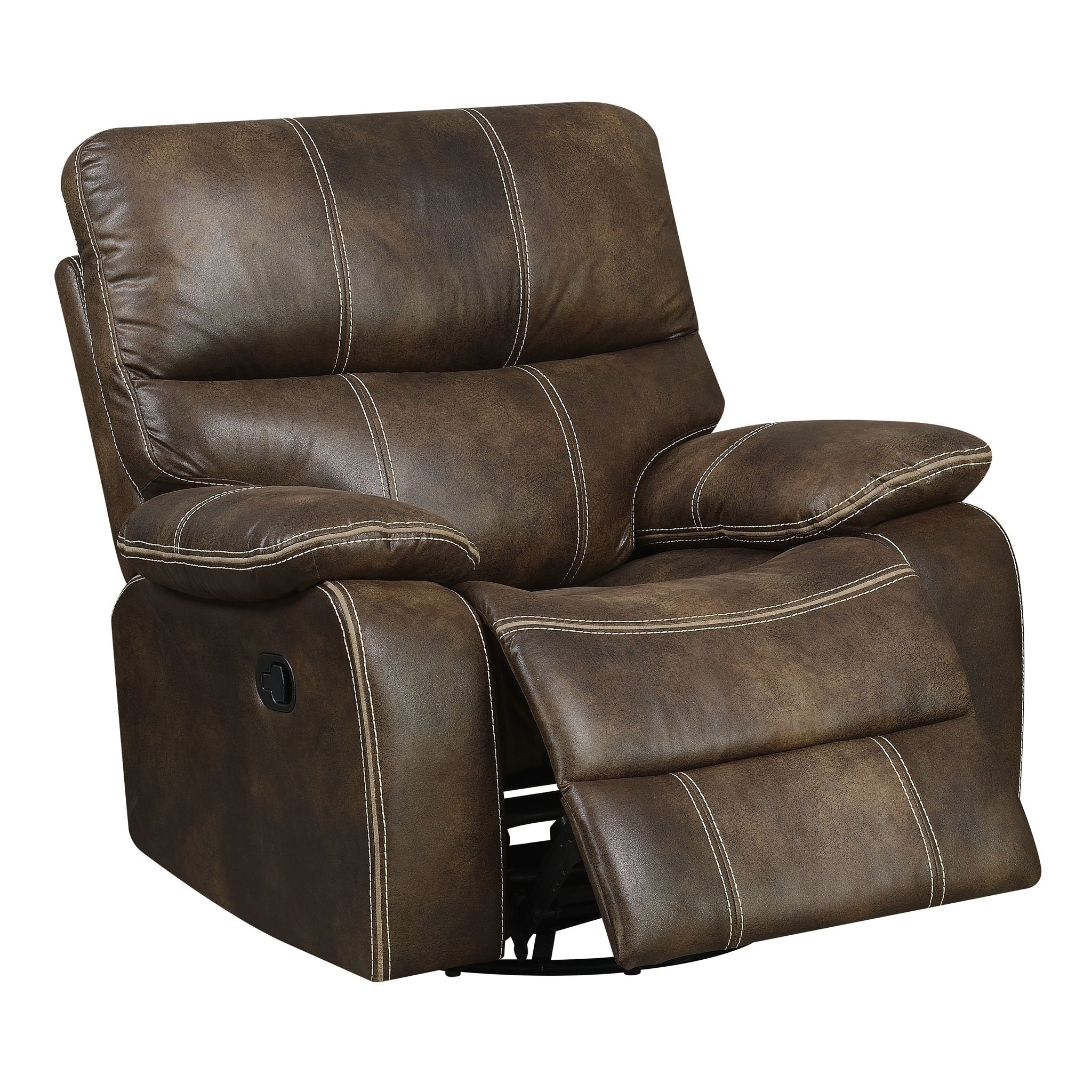 Rustic Swivel Gliding Recliner