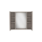 24" Light Gray Wood Floating Single Door Bathroom Vanity And Medicine Cabinet