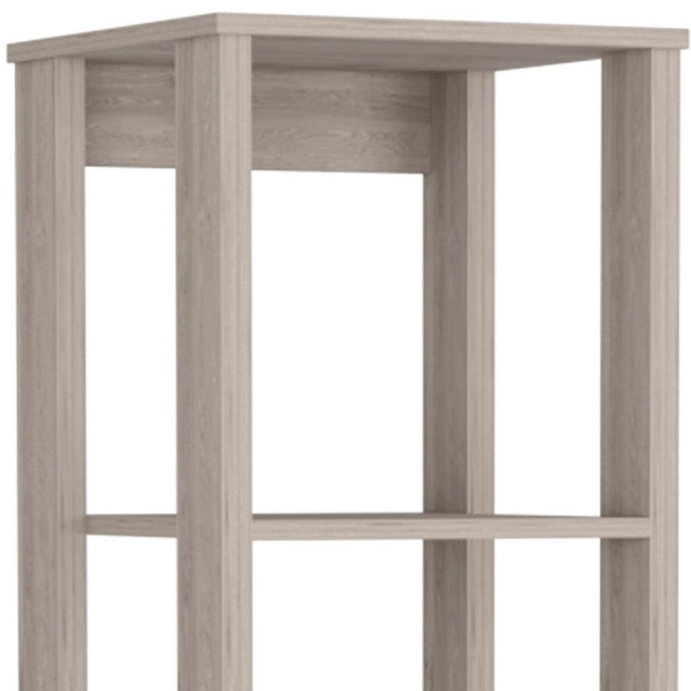 16" Light Gray Wood Freestanding Single Door Bathroom Vanity