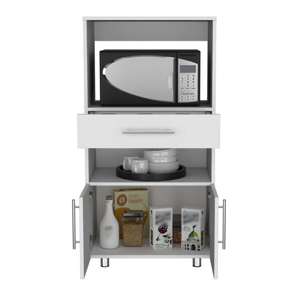 48" White Wood Pantry Or Storage Closet