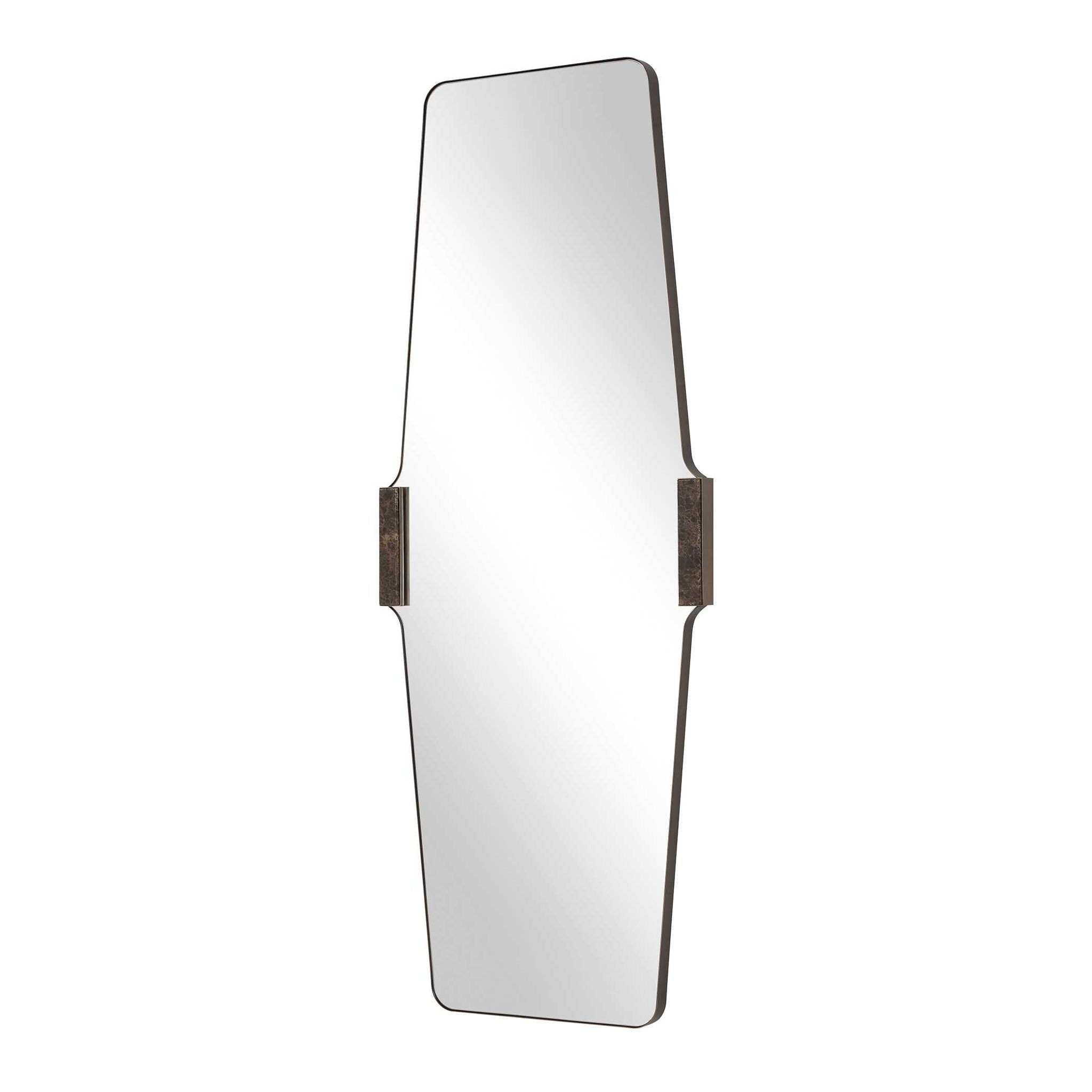 Orson - Mid-Century Tall Mirror - Bronze / Brown