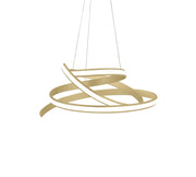 Gold Metal LED Dimmable Smart Enabled Chandelier