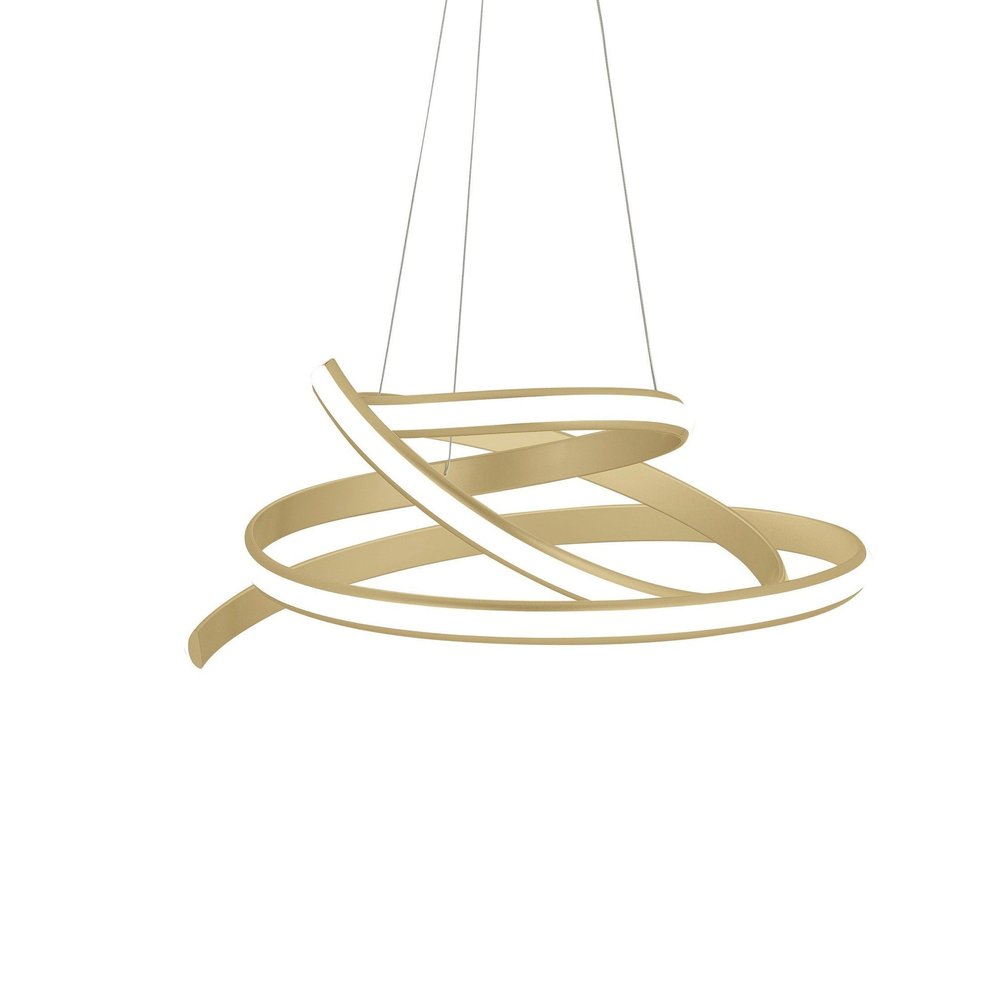 Gold Metal LED Dimmable Smart Enabled Chandelier