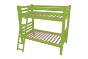 Green Full Traditional Solid Wood Bunk Bed
