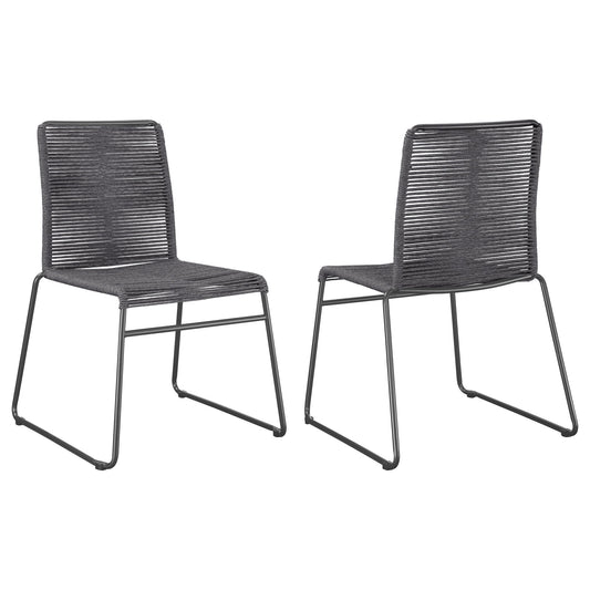 Jerome - Stackable Side Chair (Set of 2) - Charcoal