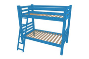 Blue Queen Solid Wood Bunk Bed