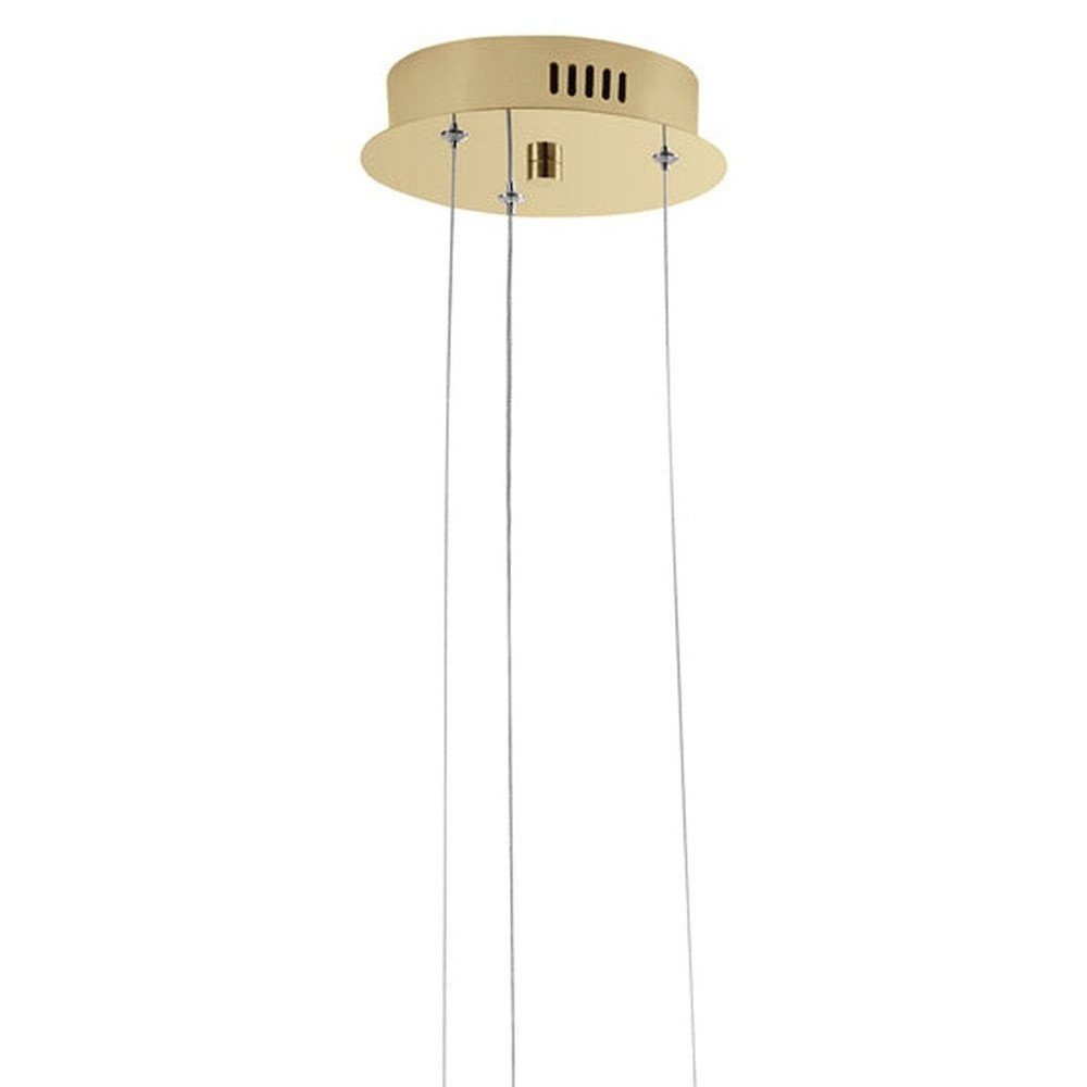 Gold Metal LED Dimmable Smart Enabled Chandelier