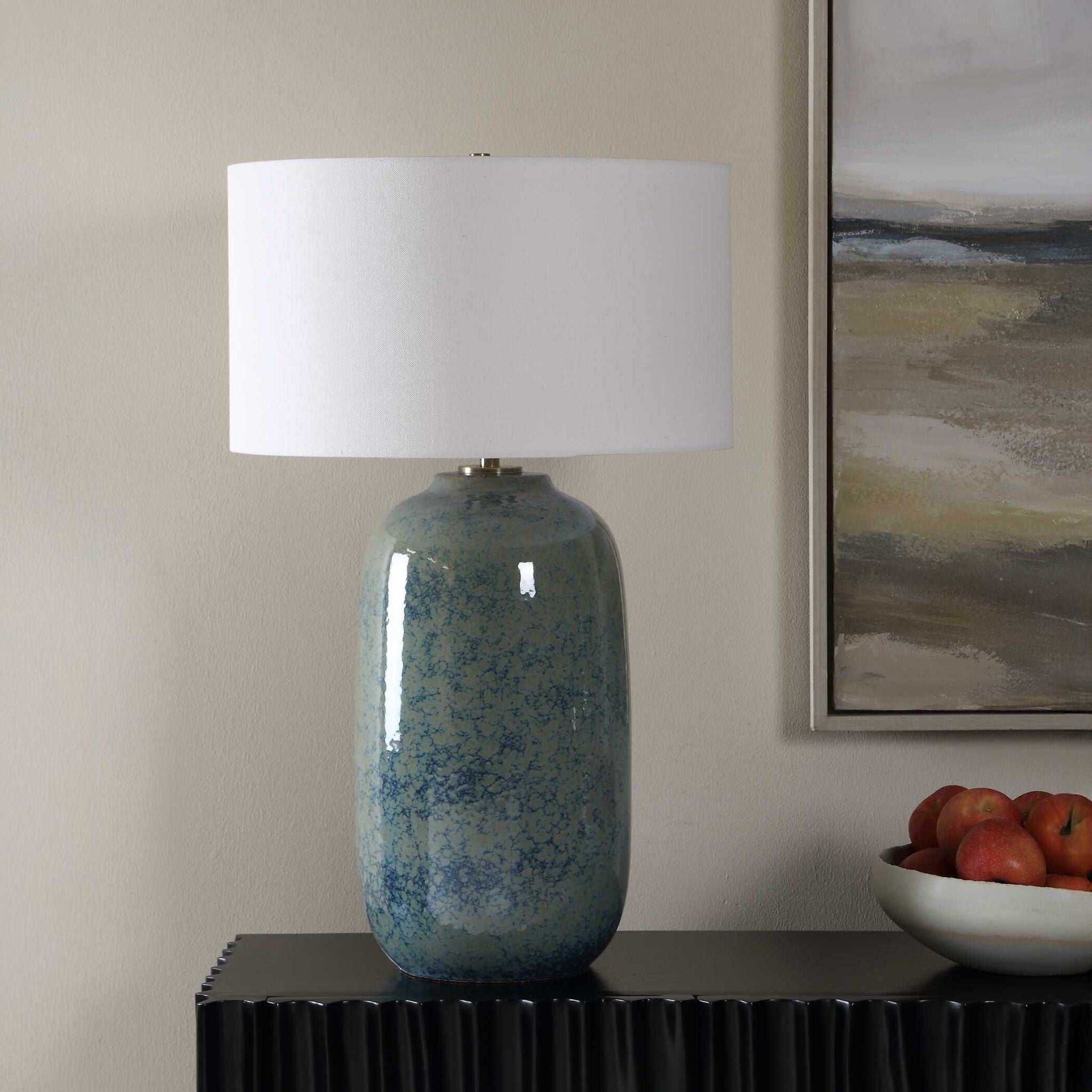 Caliendo - Table Lamp - Blue & Sage