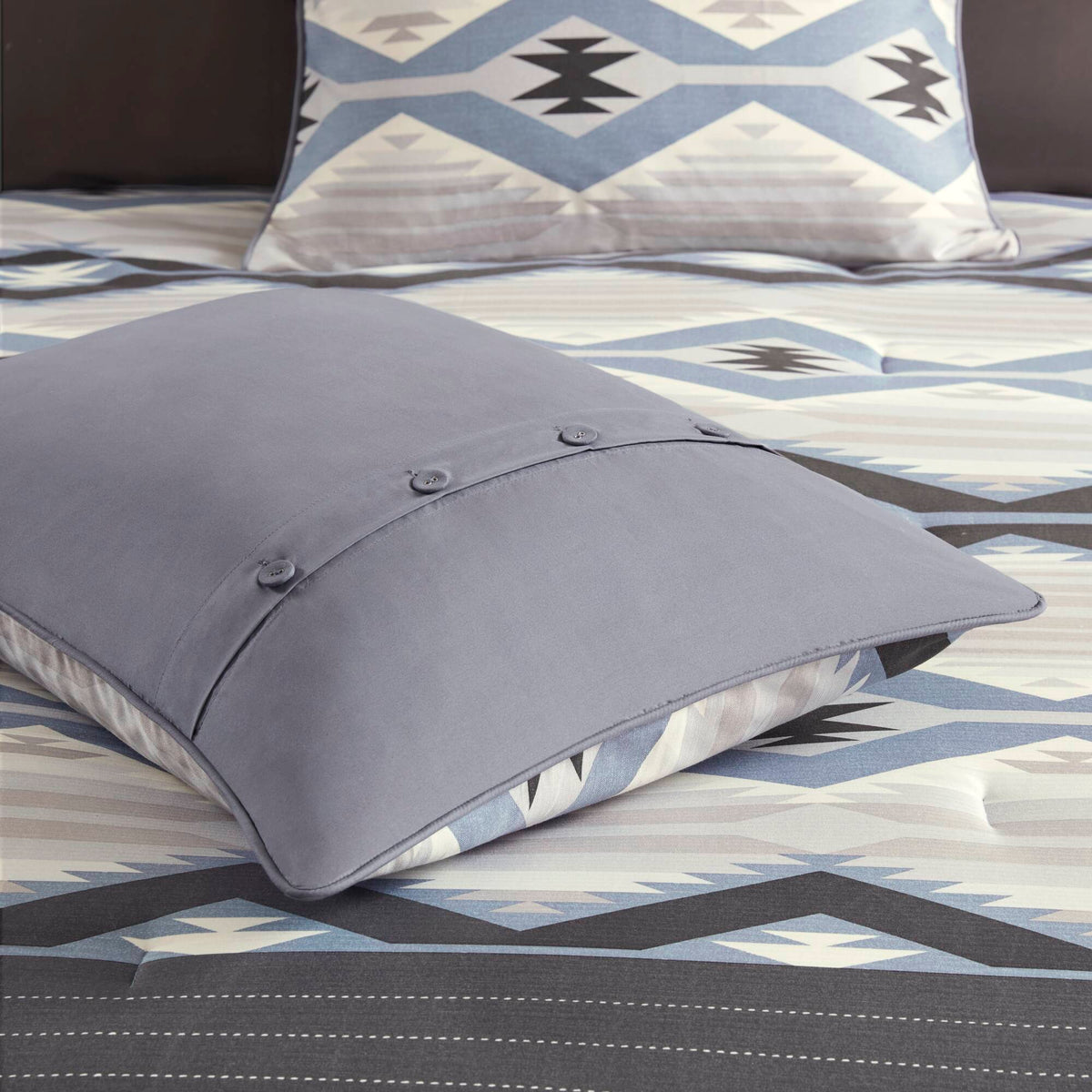 Bitter Creek - Full Oversized Comforter Set - Blue