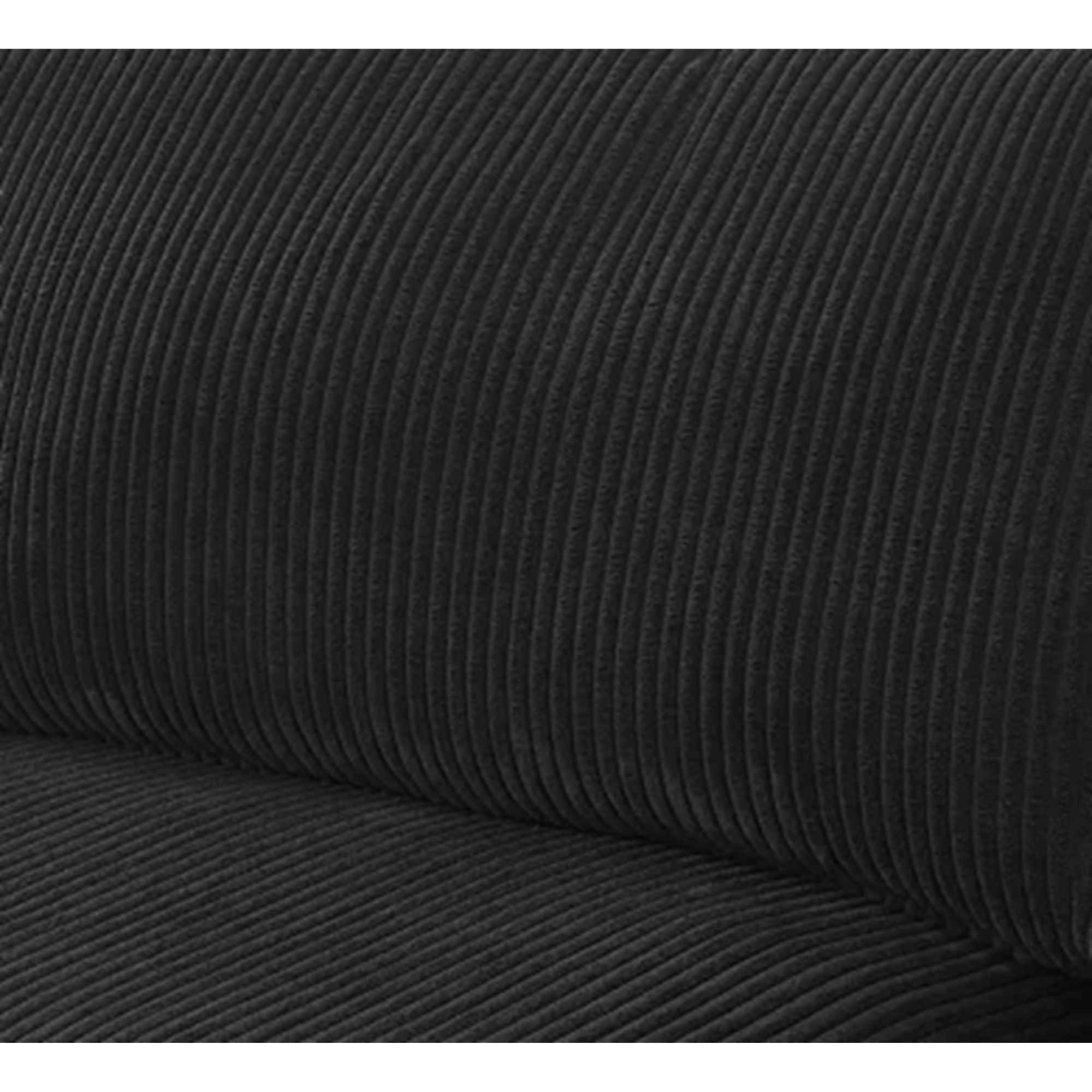 Corner Modular Sectional Sofa - Black