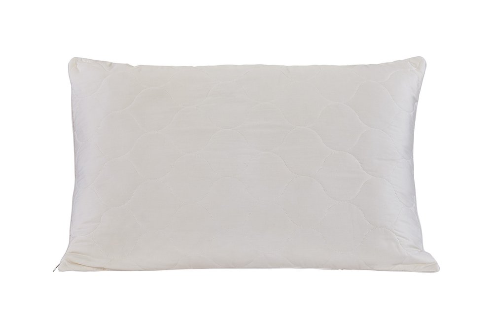 Cotton Wool Hypoallergenic Standard Size Bed Pillow