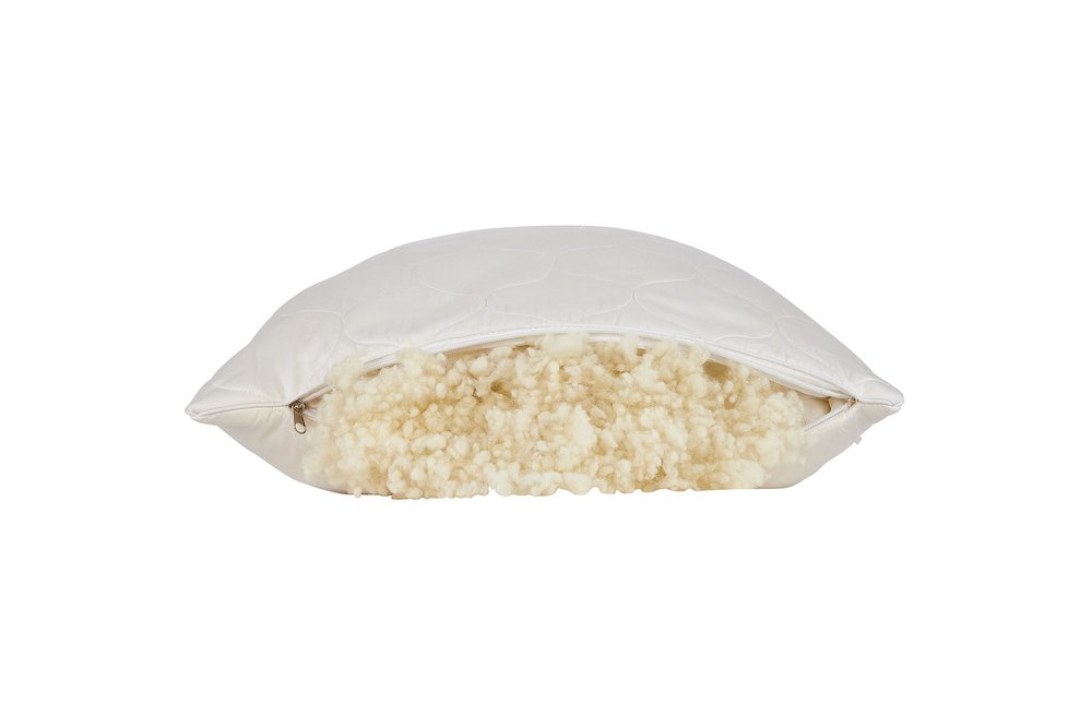 Cotton Wool Hypoallergenic King Size Bed Pillow