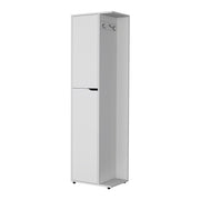 71" White Wood Accent Cabinet With Two Doors