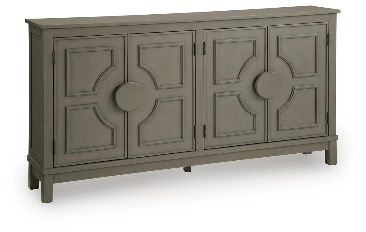 Darlock - Accent Cabinet - Warm Gray