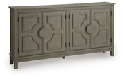Darlock - Accent Cabinet - Warm Gray