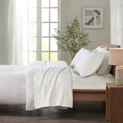 Cozy Flannel - King Sheet Set - Ivory Solid