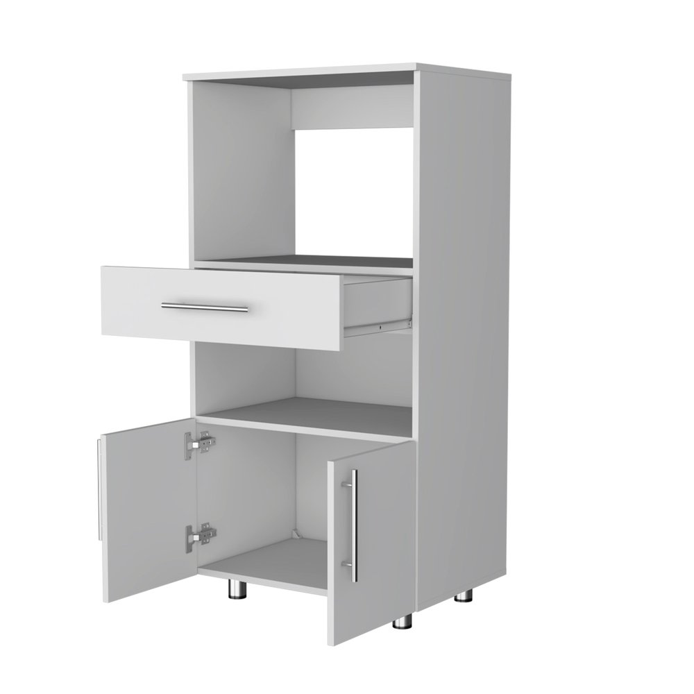 17" White Wood Pantry Or Storage Closet
