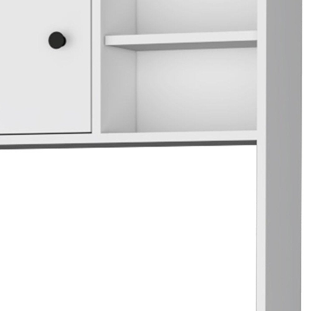 67" White Wood Pantry Or Storage Closet