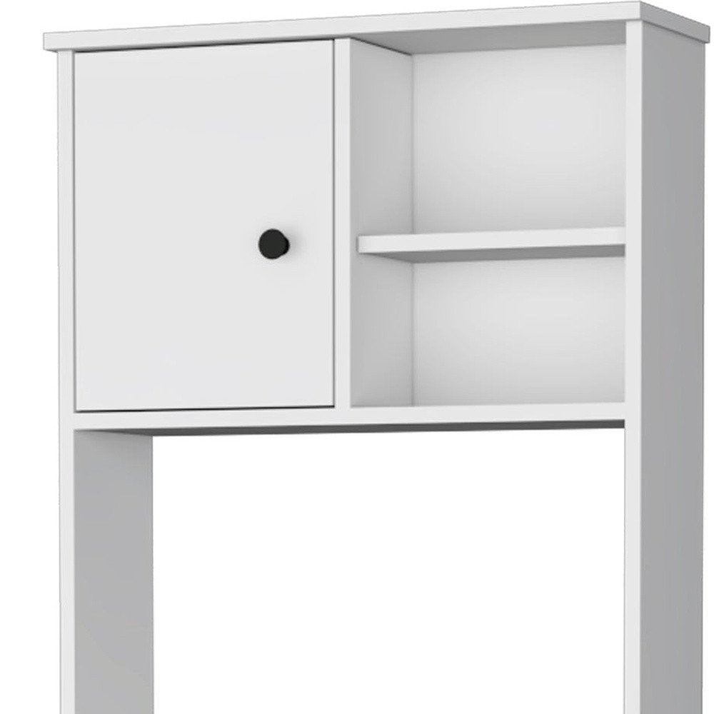 67" White Wood Pantry Or Storage Closet